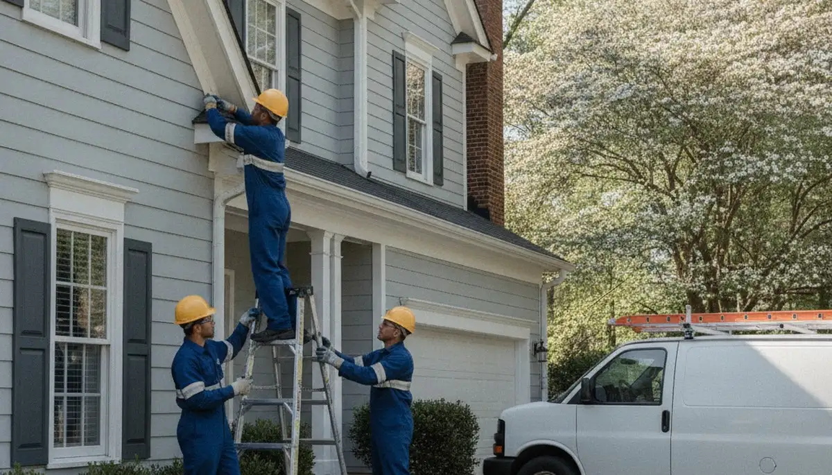 Raleigh, NC plumber inspecting a pipe repair for residential plumbing service