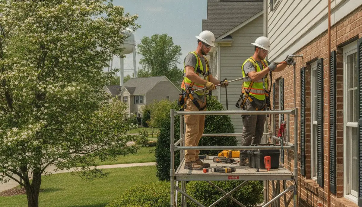 Professional Raleigh, NC plumber repairing residential plumbing for leaks and clogs