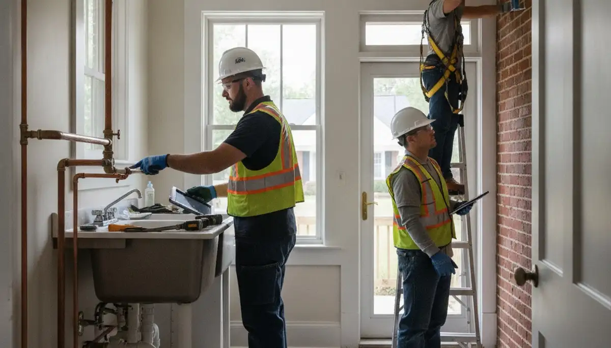 Plumber service truck in Raleigh, NC for plumbing repair and emergency plumbing services