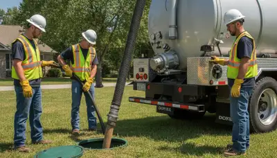 Septic pumping service in Raleigh, NC by On Call Plumbers for local homes