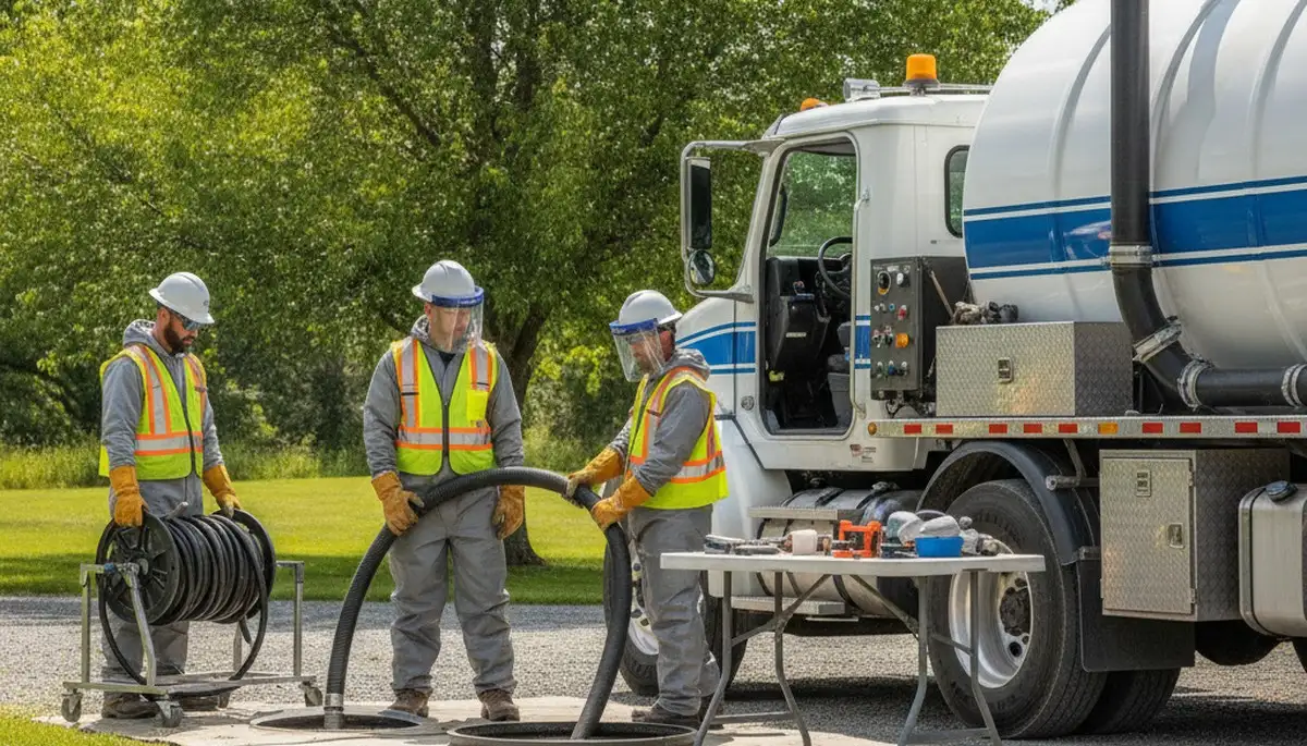 Septic pumping service in Raleigh, NC for residential plumbing maintenance and system protection