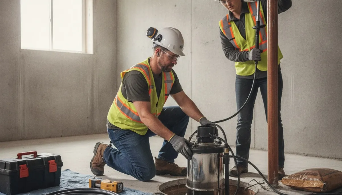 Sump pump installation service for Raleigh, NC homes by On Call Plumbers