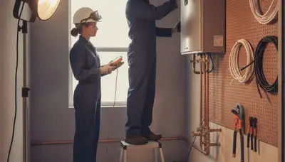 Tankless water heater service in Raleigh, NC by On Call Plumbers for reliable hot water installation and repairs
