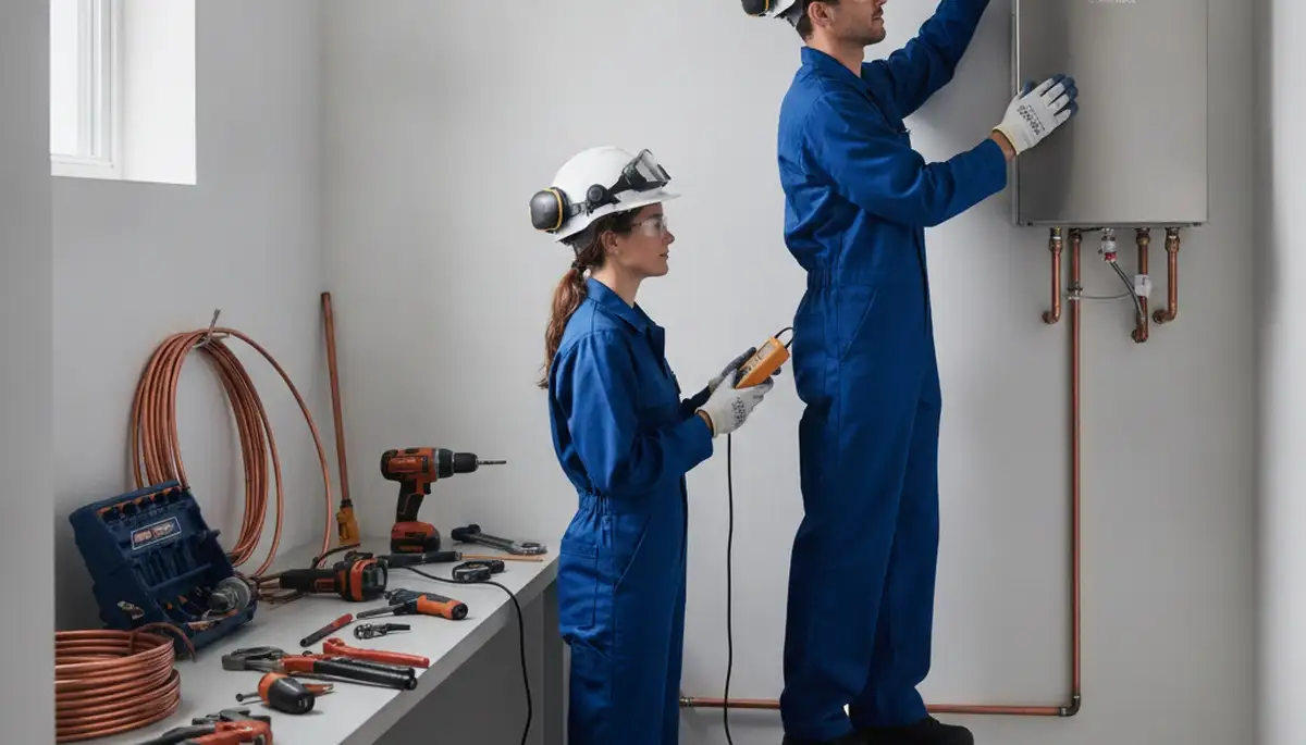 Tankless water heater service for Raleigh, NC home by On Call Plumbers